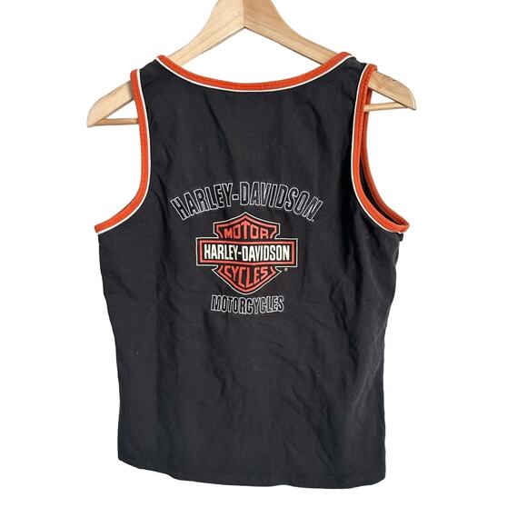 Harley-Davidson Y2K Vintage Embroidered Logo Tank - Picture 2 of 7